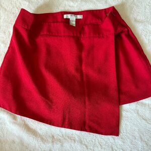 Forever 21 Contemporary Red Mini Skort — L